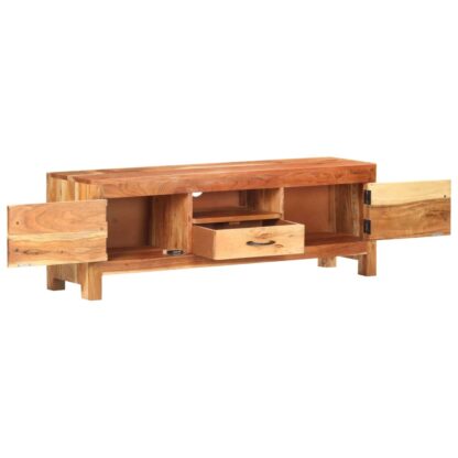 TV-Schrank 116x30x40 cm Massivholz Akazie - Image 2