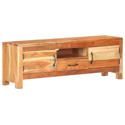 TV-Schrank 116x30x40 cm Massivholz Akazie - Image 11