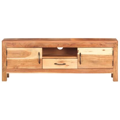 TV-Schrank 116x30x40 cm Massivholz Akazie - Image 3