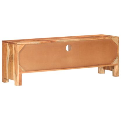TV-Schrank 116x30x40 cm Massivholz Akazie - Image 4