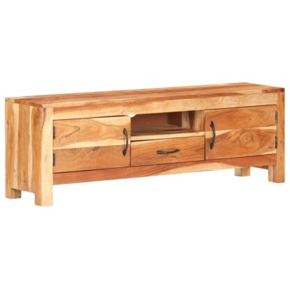 TV-Schrank 116x30x40 cm Massivholz Akazie - Image 9