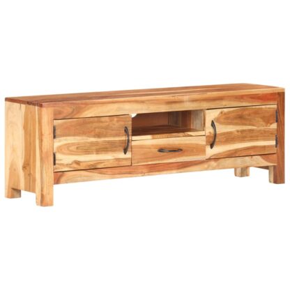 TV-Schrank 116x30x40 cm Massivholz Akazie - Image 10
