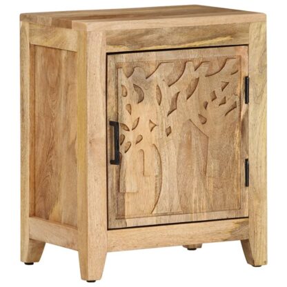 Nachttisch 40x30x50 cm Massivholz Mango - Image 11