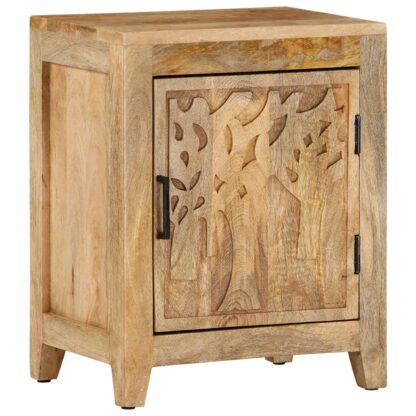 Nachttisch 40x30x50 cm Massivholz Mango - Image 8