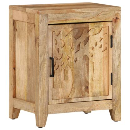 Nachttisch 40x30x50 cm Massivholz Mango - Image 9