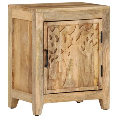 Nachttisch 40x30x50 cm Massivholz Mango - Image 10