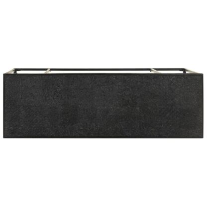 Konsolentisch Schwarz 110x35x76 cm Massivholz Akazie und Mango - Image 3