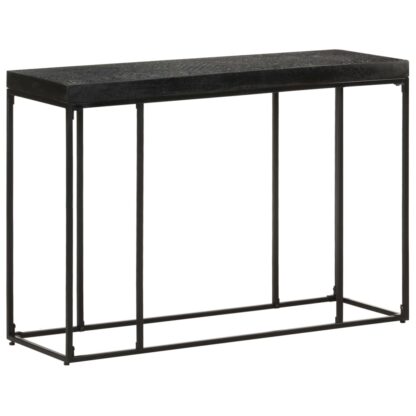 Konsolentisch Schwarz 110x35x76 cm Massivholz Akazie und Mango - Image 10