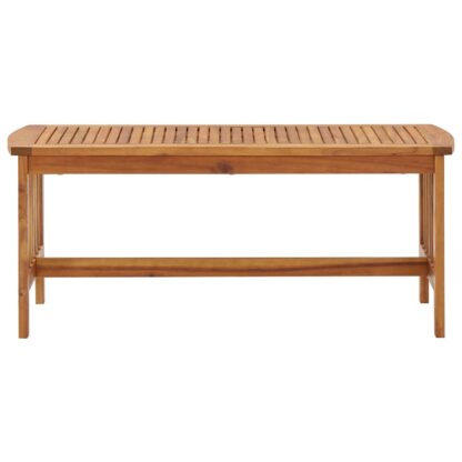 Couchtisch 102x50x43 cm Massivholz Akazie - Image 2