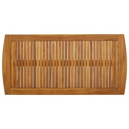 Couchtisch 102x50x43 cm Massivholz Akazie - Image 4