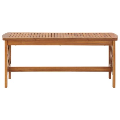 Couchtisch 102x50x43 cm Massivholz Akazie - Image 2