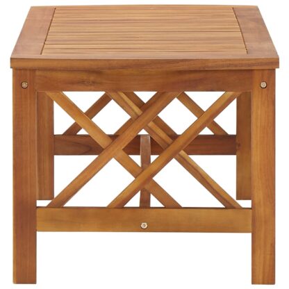 Couchtisch 102x50x43 cm Massivholz Akazie - Image 3
