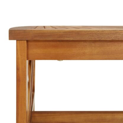 Couchtisch 102x50x43 cm Massivholz Akazie - Image 5