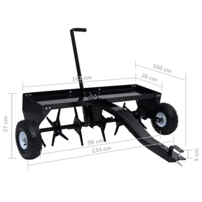 Rasenlüfter für Aufsitzmäher 102 cm - Image 8
