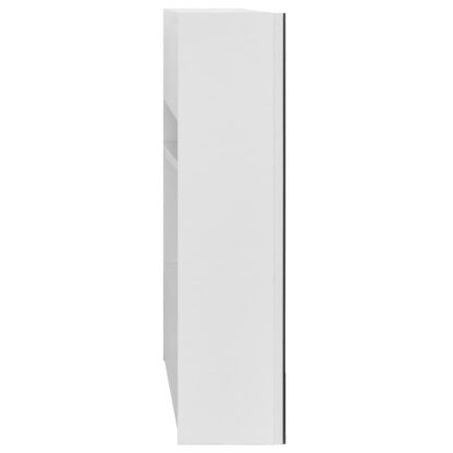 Bad-Spiegelschrank Weiß 80x15x60 cm MDF - Image 4