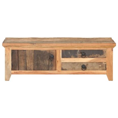 Couchtisch 90x50x31 cm Recyceltes Massivholz - Image 3