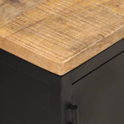 Couchtisch 90x50x37 cm Raues Mango-Massivholz - Image 6