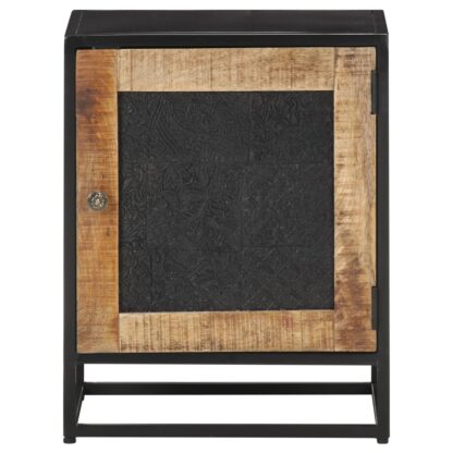 Nachttisch 40x30x50 cm Raues Mangoholz - Image 2