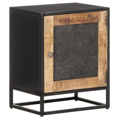 Nachttisch 40x30x50 cm Raues Mangoholz - Image 8