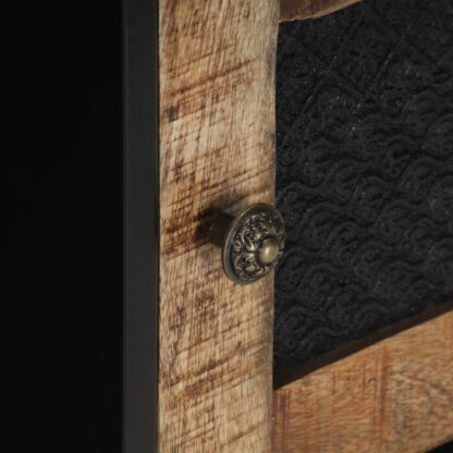 Couchtisch 90x50x35 cm Raues Mangoholz - Image 5
