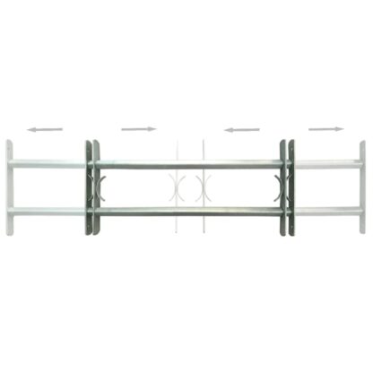 Fenstergitter Verstellbar für Fenster 2 Stk. 700-1050 mm - Image 3