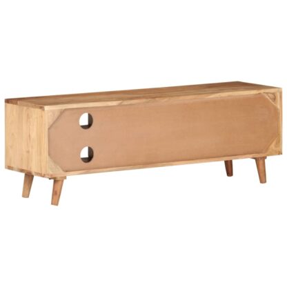 TV-Schrank 115x30x39 cm Massivholz Akazie - Image 3