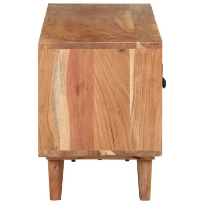 TV-Schrank 115x30x39 cm Massivholz Akazie - Image 4