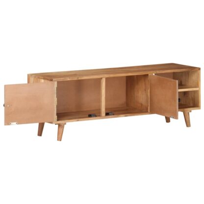 TV-Schrank 115x30x39 cm Massivholz Akazie - Image 6
