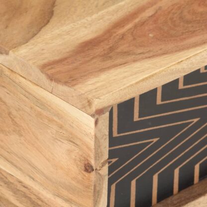 Couchtisch 100x50x39 cm Massivholz Akazie - Image 5