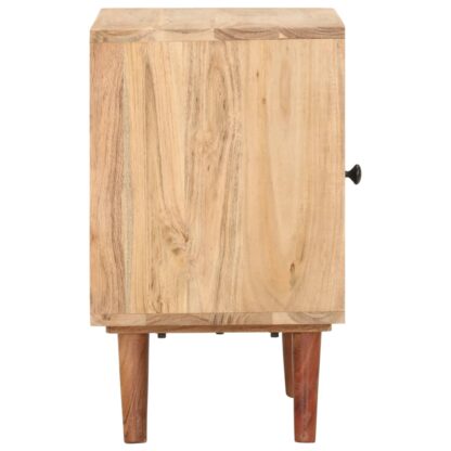 Nachttisch 40x30x50 cm Massivholz Akazie - Image 3