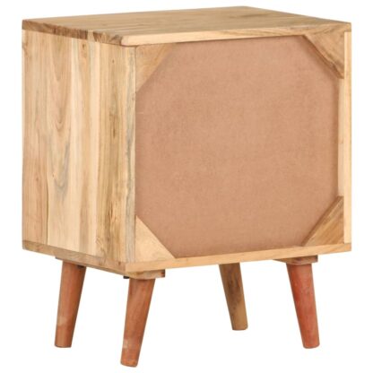 Nachttisch 40x30x50 cm Massivholz Akazie - Image 4