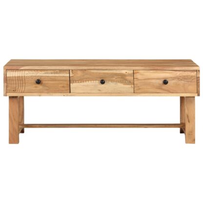 Couchtisch 100x50x40 cm Massivholz Akazie - Image 2
