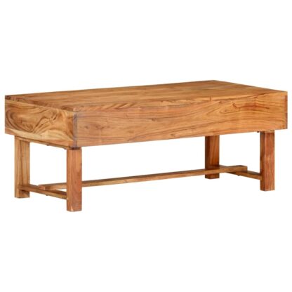 Couchtisch 100x50x40 cm Massivholz Akazie - Image 4