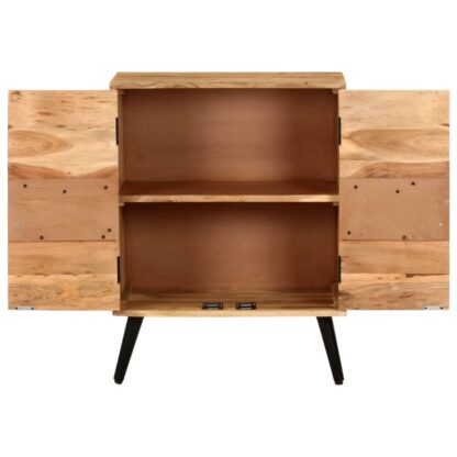 Sideboard 57x34x75 cm Akazie Massivholz - Image 5