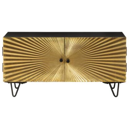 Couchtisch 90x50x45 cm Mango Massivholz - Image 2