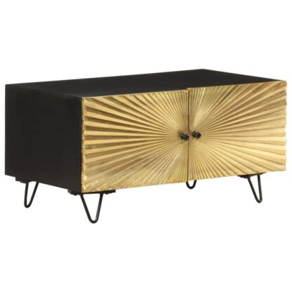 Couchtisch 90x50x45 cm Mango Massivholz - Image 11