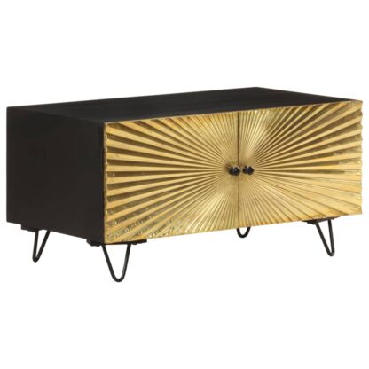 Couchtisch 90x50x45 cm Mango Massivholz - Image 9