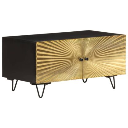 Couchtisch 90x50x45 cm Mango Massivholz - Image 10