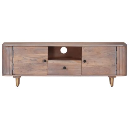 TV-Schrank 118x30x40 cm Akazie Massivholz - Image 3
