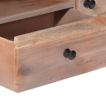 TV-Schrank 118x30x40 cm Akazie Massivholz - Image 6