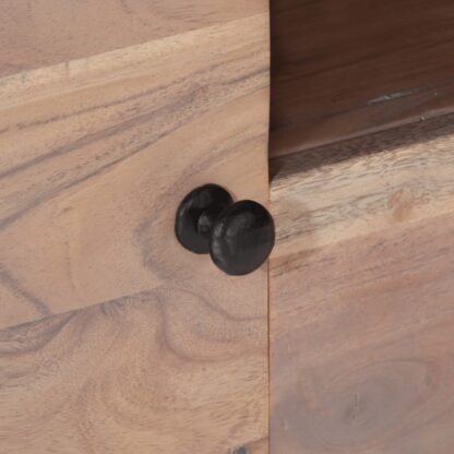 TV-Schrank 118x30x40 cm Akazie Massivholz - Image 7