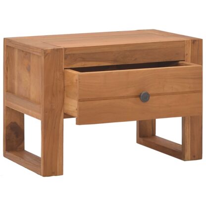 Nachttisch 50x30x35 cm Teak Massivholz - Image 2