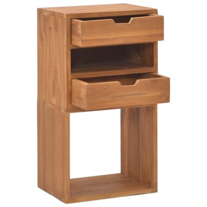 Beistellschrank 40x30x76 cm Teak Massivholz - Image 2
