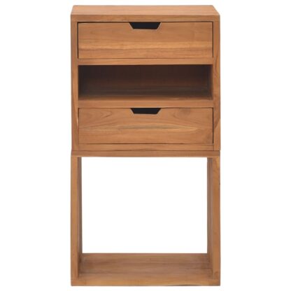 Beistellschrank 40x30x76 cm Teak Massivholz - Image 3