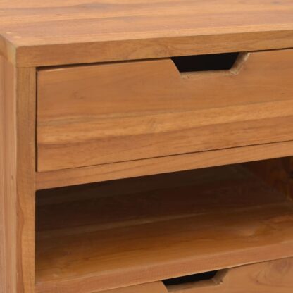 Beistellschrank 40x30x76 cm Teak Massivholz - Image 8