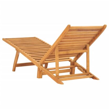 Sonnenliege Massivholz Teak - Image 3