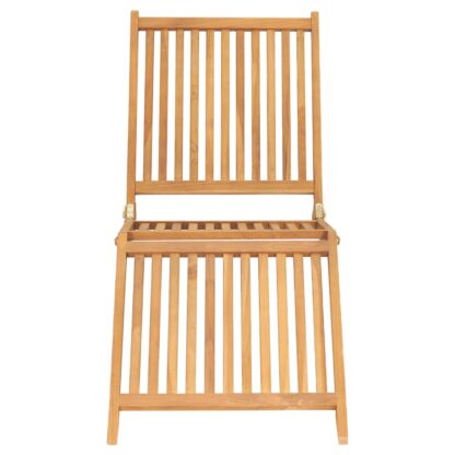 Sonnenliege Massivholz Teak - Image 4