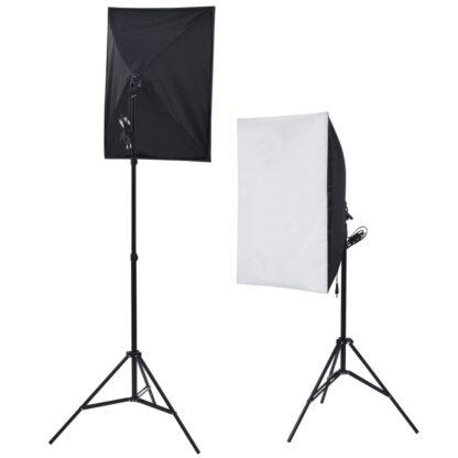 Fotostudio-Set Softbox-Lampen, Schirm, Hintergrund, Reflektor - Image 3