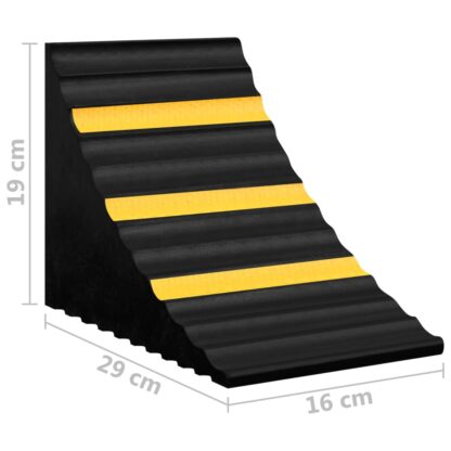 Unterlegkeile 2 Stk. 29x16x19 cm Gummi - Image 9