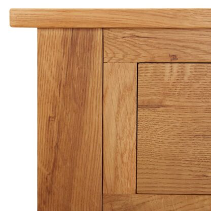 Schminktisch 110x40x75 cm Massivholz Eiche - Image 7